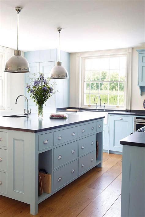 10 Powder Blue Kitchen Cabinets