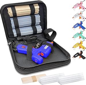 Amazon MONVICT Hot Glue Gun Kit Mini Glue Gun With Carrying Case 20 Pcs Premium Glue