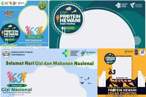 Twibbon Hari Gizi Nasional Hgn Lengkap Cara Membagikannya Di