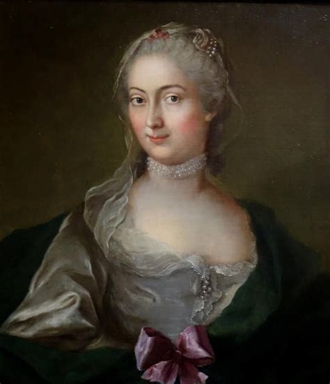 Portrait Of A Noblewoman From The Eighteenth Century French Portrait