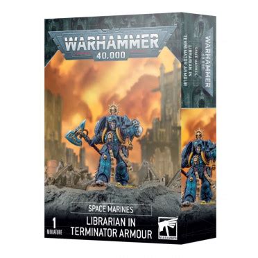 Buy W40K Adeptus Astartes Librarian In Terminator Armour Games