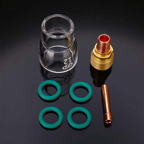 Buy Manyi Pcs Torch Tig Welding Stubby Gas Lens Pyrex Cup Kit For