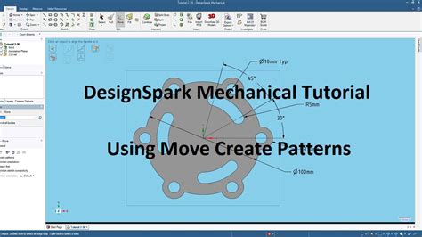 DesignSpark Mechanical Tutorial Using Move Create Patterns YouTube