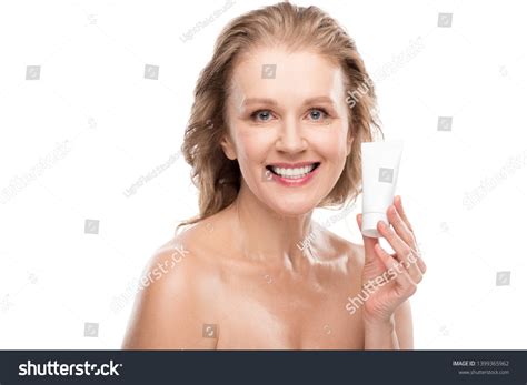 Beautiful Smiling Mature Woman Perfect Skin Stock Photo Shutterstock