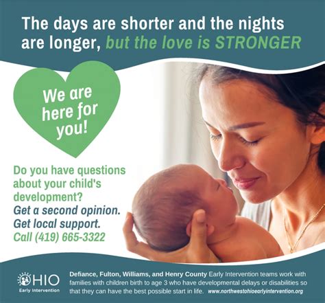 The Days Are Shorter And The Nights Are Longer Ohio Early Intervention Columbus Oh