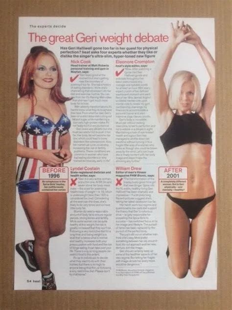 GERI HALLIWELL EX SCRAPBOOK 2022 Original Vintage Magazine Clipping