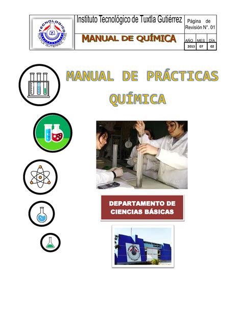 Manual De Pr Cticas Laboratorio De Qu Mica Departamento De Ciencias