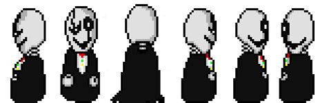 Gaster sprites sheet ver 2 (fan made) | Pixel Art Maker