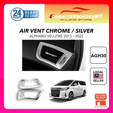 Toyota Vellfire Alphard 2015 Air Conditioner Garnish Silver Air Cond