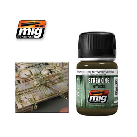 Salissures véhicules d hiver Streaking Grime 35 ml AMMO MIG 1205