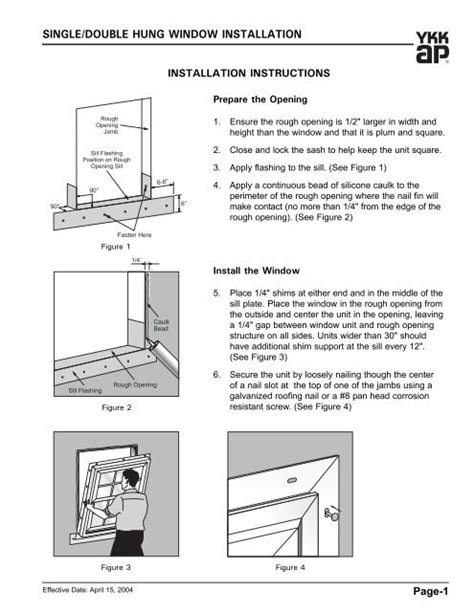 SINGLE/DOUBLE HUNG WINDOW INSTALLATION - Home Doors ...