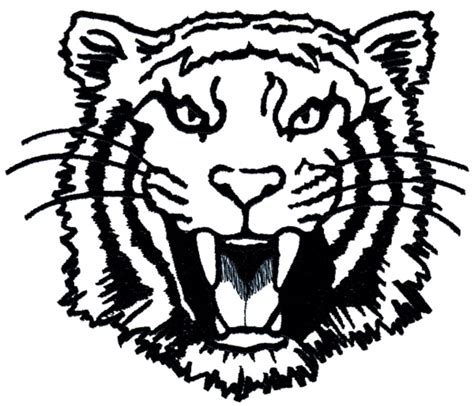 Tiger Outline Drawing - ClipArt Best