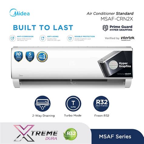 Harga Jual MIDEA MSAF 12CRN2X AC SPLIT 1 5 PK STANDARD Selka Id