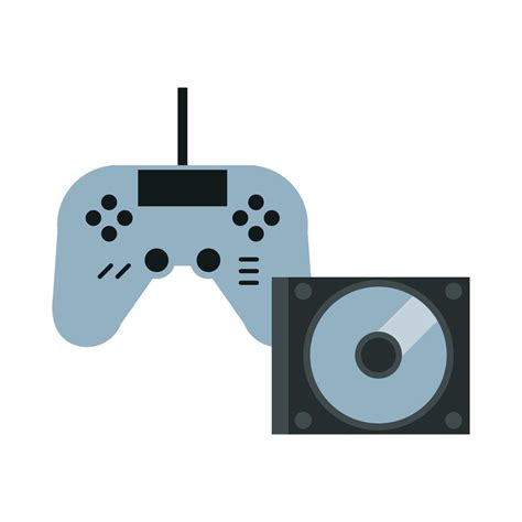 compact disc with video game controller 2002696 Vector Art at Vecteezy