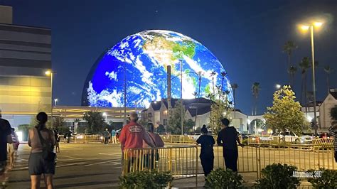 NEW World S Largest LED Sphere Lights Up For 1st Time STUNNING 2 3