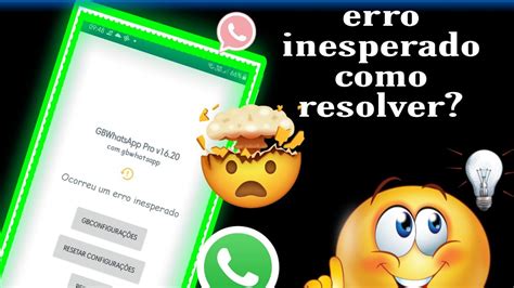 Ocorreu Um Erro Inesperado Ao Enviar Figurinhas Do Whatsapp Gb Venha