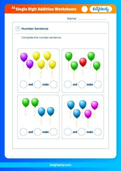 Free Printable Single Digit Addition Worksheets [pdfs]