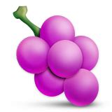 Grapes Emoji - Copy & Paste - EmojiBase!