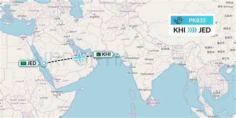 Pk835 Flight Status Pakistan International Airlines Karachi To Jeddah