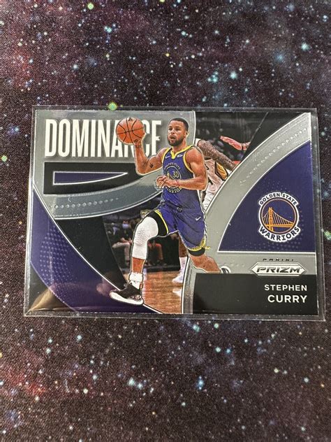 Panini Prizm Stephen Curry Dominance Insert Golden State