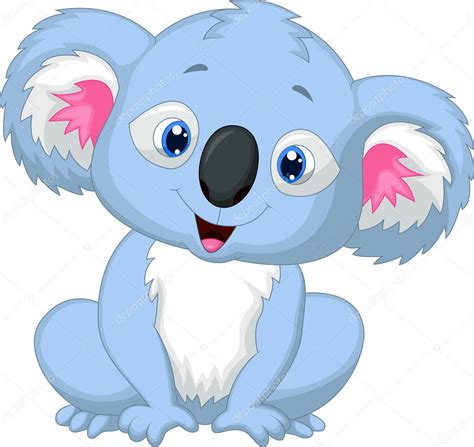 Dessin Anim Koala Mignon Image Vectorielle Tigatelu