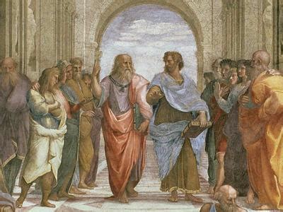 Socrates and Plato in Ancient Greece