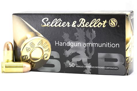 Sellier And Bellot Auto Gr Fmj Handgun Box Vance Outdoors