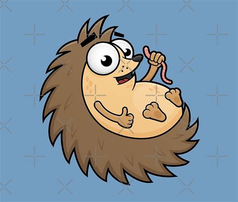 "Cute Hedgehog Cartoon Character" by toonworld | Redbubble