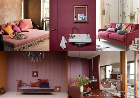 Inspirations Marsala couleur Pantone de l année 2015 Intérieurs