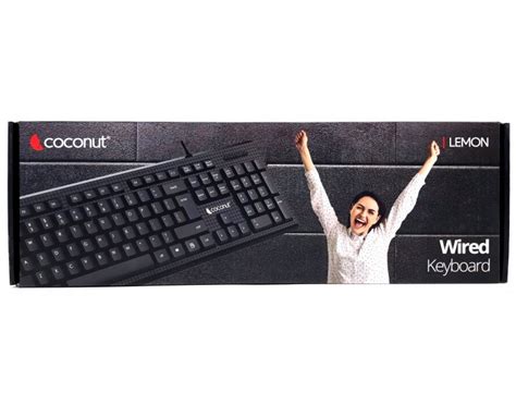 ELEVATE YOUR TYPING EXPERIENCE WITH COCONUT USB LEMON K23 KEYBOARD ...