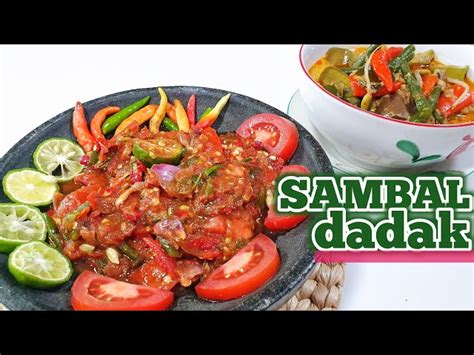 resep sambal dadak sunda mudah lezat