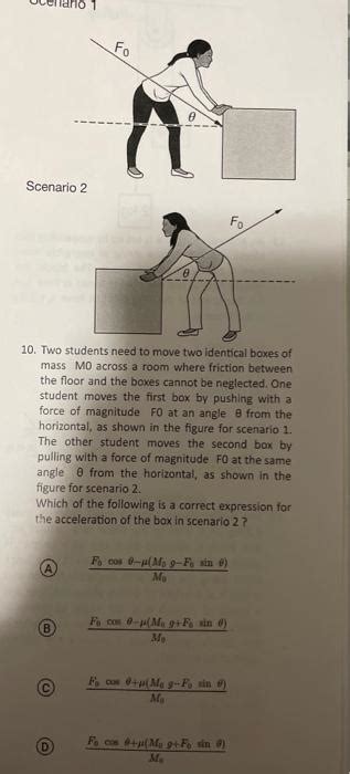 Solved Scenuiva 10 Two Students Need To Move Two Identical Chegg