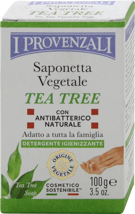 I Provenzali Sapone Solido Vegetale Tea Tree G Dm Italia