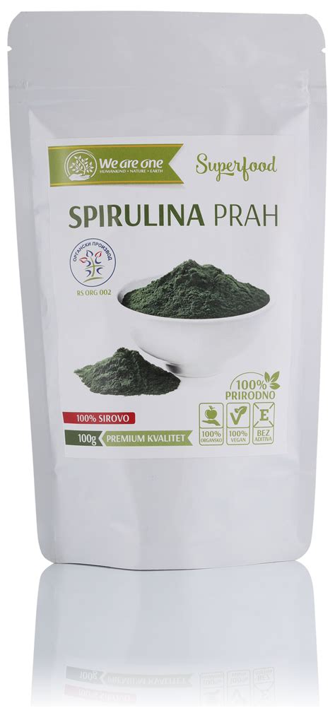 Spirulina Prah Bio G We Are One Bio Pajz Zdrava Hrana