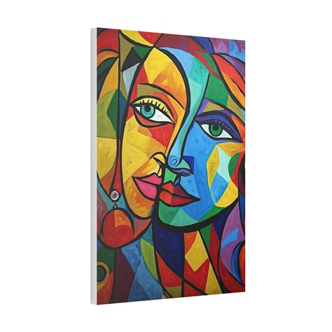 Picasso Style Abstract Cubism Art Print Canvas Wall Decor - Etsy