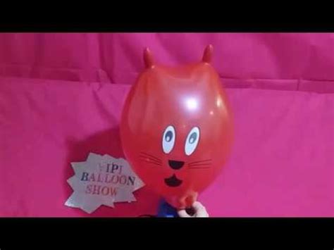 bunny shaped balloon pops  slow motion youtube