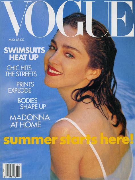 Madonna by by Patrick Demarchelier for Vogue US, May 1989 Madonna Vogue ...