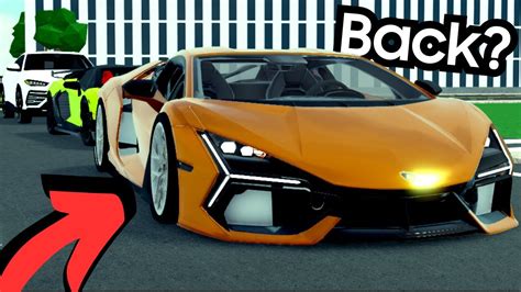 I ADDED Lamborghinis BACK To CDT CAR DEALERSHIP TYCOON Roblox YouTube