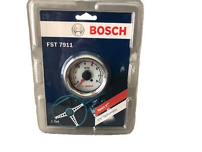 Bosch Fst Sport Ii Tachometer White Face Ebay