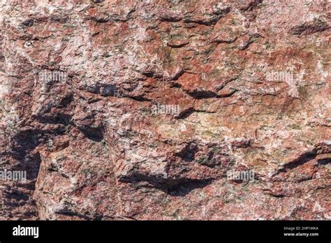 Granite Stone Texture In A Detailed Close Up View In A High Resolution