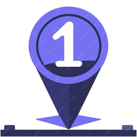 Icono de la primera posición | Vector Premium