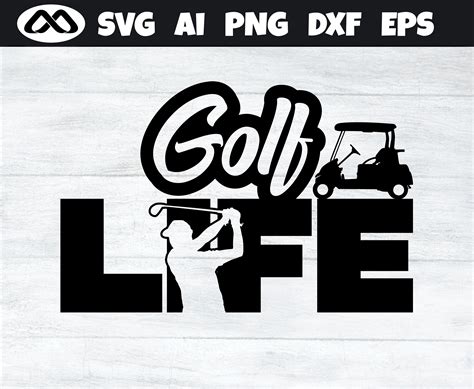 Golfer Svg Golf Life Golf Svg Golfing Svg Golfer Svg Golf Etsy