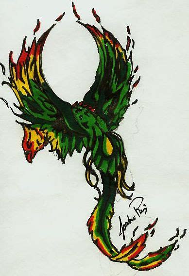 green phoenix | Phoenix tattoo design, Phoenix tattoo, Tattoo designs