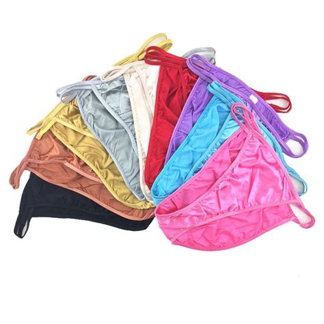 B Wetlook Satin String Nylon Stretch Shiny Sissy Bikini Panties S M L Xl X X Ebay