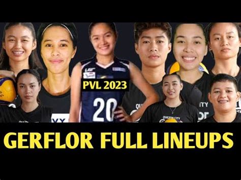 Gerflor Defenders Full Lineups Pvl Invitational Conference 2023 YouTube