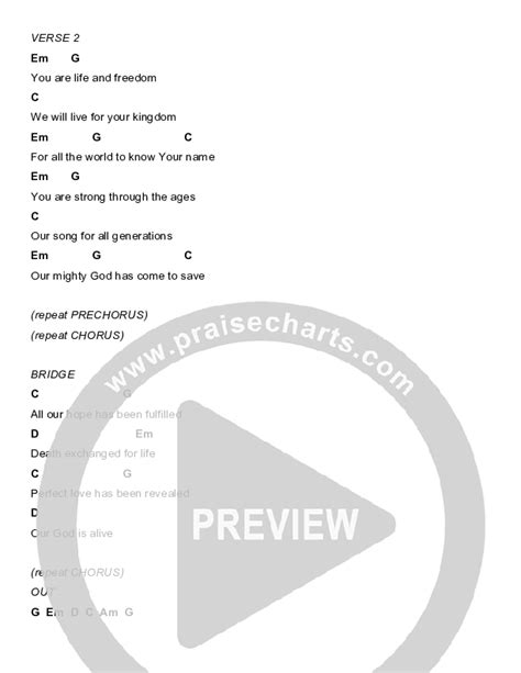 Our Great God Chords PDF (Casey Darnell / North Point Worship ...