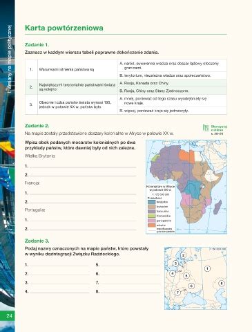 Zmiany Na Mapie Politycznej Sprawdzian Oblicza Geografii 2 Question