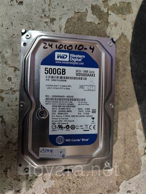 Жесткий диск Винчестер HDD 500 Gb / Гб Western Digital Caviar Blue ...