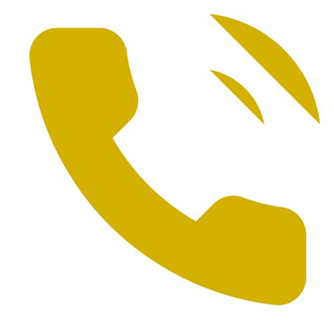 Icône Dappel Et Dappel Téléphonique Jaune