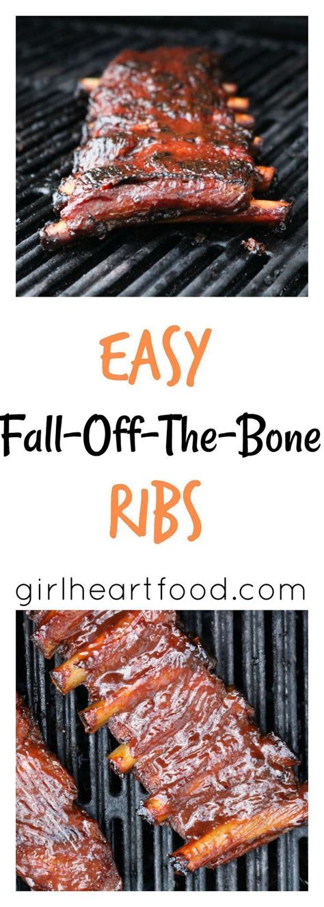 These Easy Fall Off The Bone Pork Ribs Are Oven Baked And Then Grilled So Moist And Delicious